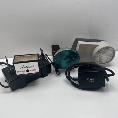 Lotto flash fotocamera vintage - fotocamera,