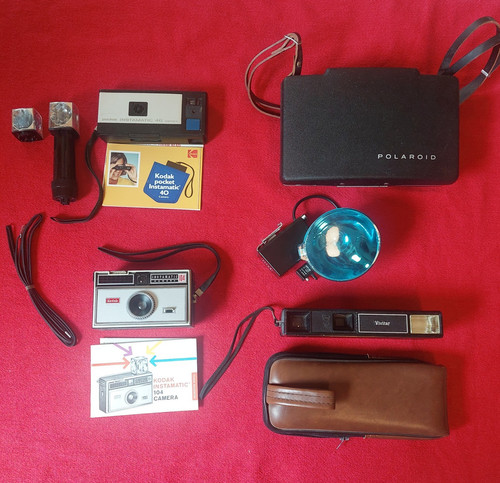 Lotto fotocamere accessori - e,